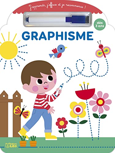 J'apprend, j'efface et je recommence ! Graphisme - Dès 3 ans: Avec un feutre effaçable J'apprend, j'efface et je recommence ! Graphisme - Dès 3 ans: Avec un feutre effaçable von Lito