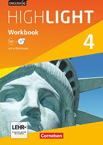 English G Highlight - Hauptschule / Band 4: 8. Schuljahr - Workbook mit Audio-Materialien: Workbook mit CD-ROM (e-Workbook) und Audios online von Cornelsen Verlag GmbH