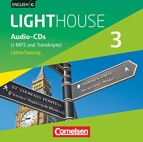 English G Lighthouse - Allgemeine Ausgabe - Band 3: 7. Schuljahr: Audio-CDs (Vollfassung) - Audio-Dateien auch als MP3