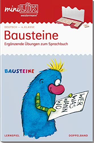 miniLÜK: 4. Klasse - Deutsch Bausteine - Übungen angelehnt an das Lehrwerk (Doppelband) (miniLÜK-Übungshefte: Bausteine Deutsch) von Georg Westermann Verlag