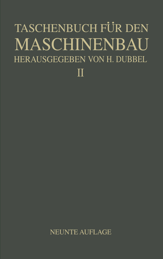 Taschenbuch für den Maschinenbau von Springer Berlin Heidelberg