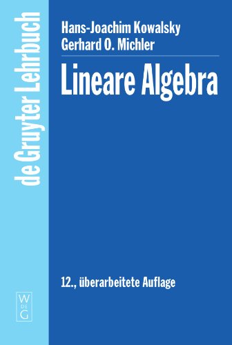 Lineare Algebra (De Gruyter Lehrbuch) von de Gruyter