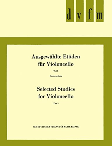 Ausgewählte Etüden für Cello Heft 5 (DV 31037) von Breitkopf & Härtel