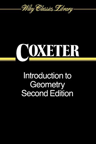 Introduction To Geometry 2e P (Wiley Classics Library) von Wiley