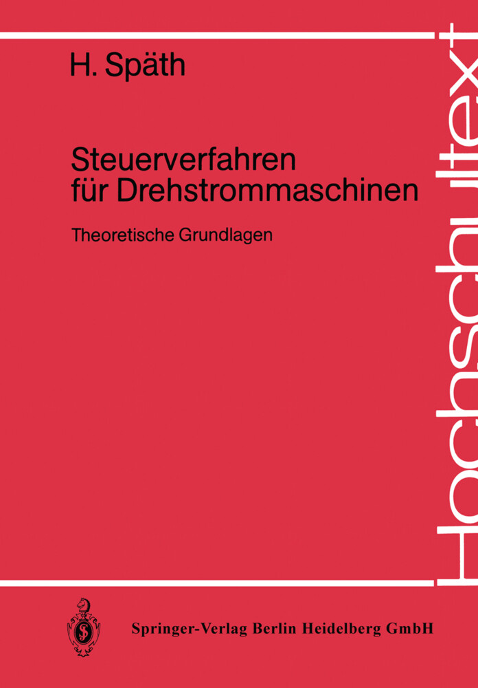 Steuerverfahren für Drehstrommaschinen von Springer Berlin Heidelberg