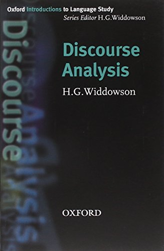Discourse Analysis (Oxford Introduction to Language Study)