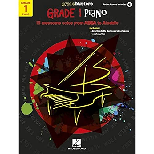 Piano Gradebusters: Grade 1 (Book/Online Audio): 15 Awesome Solos from Abba to Aladdin