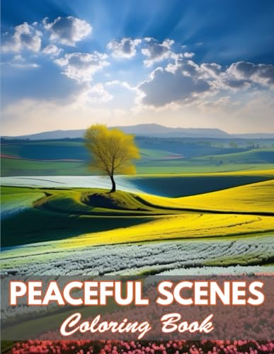 Peaceful Scenes Coloring Book: 100+ Coloring Pages for Relaxation and Stress Relief von Independently published