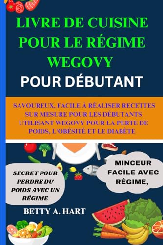 LIVRE DE CUISINE POUR LE RÉGIME WEGOVY POUR DÉBUTANT von Independently published