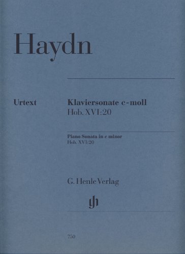 HAYDN - Sonata en Do menor (Hob.XVI/20) para Piano (Urtext) von Henle Verlag