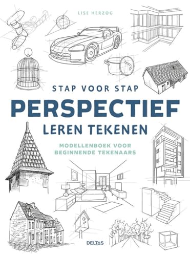 Stap voor stap perspectief leren tekenen: Modellenboek voor beginnende tekenaars von Zuidnederlandse Uitgeverij (ZNU)