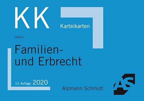 Karteikarten Familien- und Erbrecht (Karteikarten Zivilrecht)