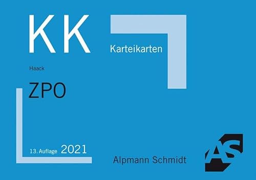 Karteikarten ZPO: Erkenntnisverfahren, Vollstreckungsrecht Karteikarten ZPO: Erkenntnisverfahren, Vollstreckungsrecht