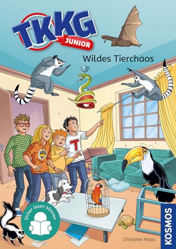 TKKG Junior, 4, Wildes Tierchaos: Sicher lesen können - Kinderbuch ab 7 Jahren - spannender Kinderkrimi mit TKKG TKKG Junior, 4, Wildes Tierchaos: Sicher lesen können - Kinderbuch ab 7 Jahren - spannender Kinderkrimi mit TKKG