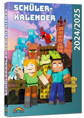Schülerkalender 2024/2025 mit Minecraft; inklusive Tipps, Tricks & Crafting-Rezepten von Markt + Technik Verlag