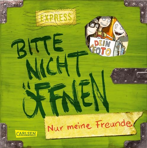 Bitte nicht öffnen: Nur meine Freunde (Freundebuch): Monstermäßiges Schulfreunde-Buch für Jungen und Mädchen ab 8 Jahren