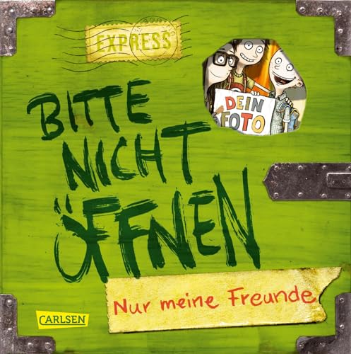 Bitte nicht öffnen: Nur meine Freunde (Freundebuch): Ein Eintragebuch für Kinder ab 8 Jahren