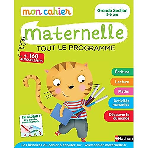 Mon cahier maternelle: Mon cahier maternelle Grande Section 5-6 ans