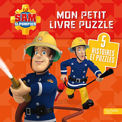 Sam le pompier - Mon petit livre puzzle: 5 histoires et puzzles