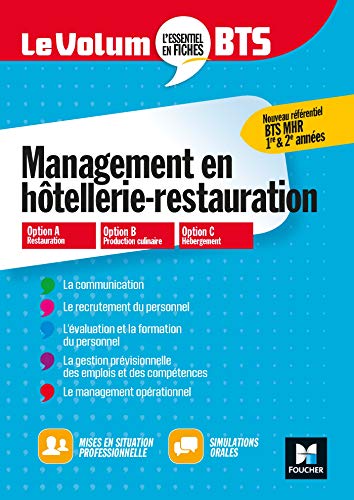 Le Volum' BTS - MHR - Management de l'hôtellerie-restauration - Révision et entraînement