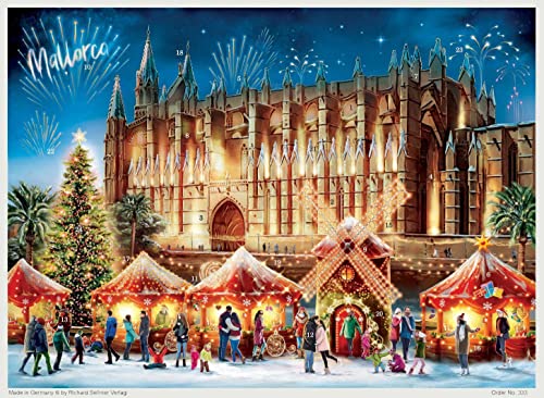 Richard Sellmer Verlag Papier Adventskalender für Kinder und Erwachsene mit Bildern und Glimmer Mallorca Richard Sellmer Verlag Papier Adventskalender für Kinder und Erwachsene mit Bildern und Glimmer Mallorca