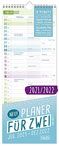 Planer für Zwei 2021/2022 Paarkalender mit 3 Spalten | Wandkalender für 18 Monate: Jul 21 - Dez 22 | Paarplaner Wandplaner, Chäff-Timer inkl. Ferientermine | klimaneurtal & nachhaltig Planer für Zwei 2021/2022 Paarkalender mit 3 Spalten | Wandkalender für 18 Monate: Jul 21 - Dez 22 | Paarplaner Wandplaner, Chäff-Timer inkl. Ferientermine | klimaneurtal & nachhaltig von Häfft