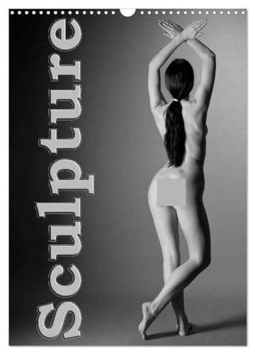 Sculpture (Wall Calendar 2025 DIN A3 portrait), CALVENDO 12 Month Wall Calendar: Aesthetic Black and White Nude Photography von Calvendo