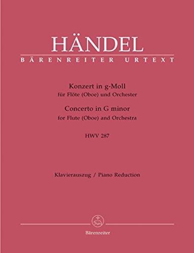 Konzert G-Moll Hwv 287. Flöte, Oboe, Klavier Konzert G-Moll Hwv 287. Flöte, Oboe, Klavier