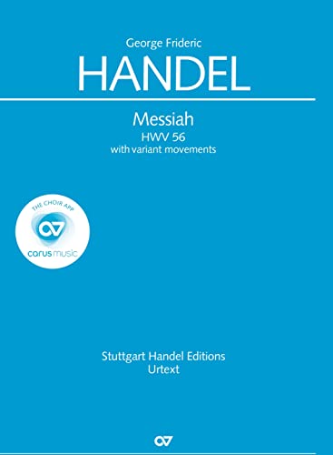 Messiah (Klavierauszug deutsch): mit Variantensätzen. HWV 56, 1742
