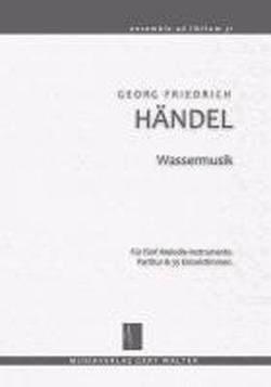 Wassermusik: Für fünf Melodie-Instrumente. Partitur & 35 Einzelstimmen inkl. Keyboard, E-Bass & Akkord-Gitarre.