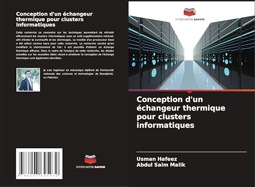 Conception d'un échangeur thermique pour clusters informatiques: DE von Editions Notre Savoir