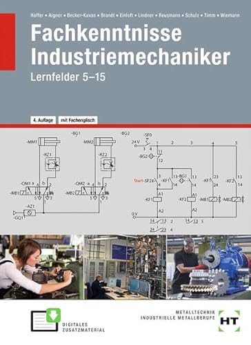 eBook inside: Buch und eBook Fachkenntnisse Industriemechaniker: Lernfelder 5--15