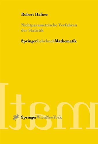 Nichtparametrische Verfahren der Statistik (German Edition) von Springer