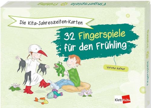 Die Kita-Jahreszeiten-Karten: 32 Fingerspiele für den Frühling (Praxisideen für den Kita-Morgenkreis) (Das Kita-Jahreszeitenbuch)