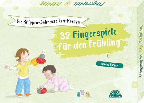 Die Krippen-Jahreszeiten-Karten: 32 Fingerspiele für den Frühling (Das Krippen-Jahreszeitenbuch) von Klett Kita GmbH