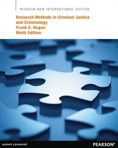 Research Methods in Criminal Justice and Criminology: Pearson New International Edition von Pearson