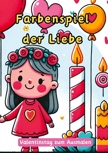 Farbenspiel der Liebe: Valentinstag zum Ausmalen