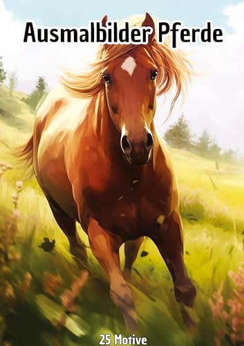 Pferde Ausmalbilder: 25 Pferde Ausmalbilder von tredition