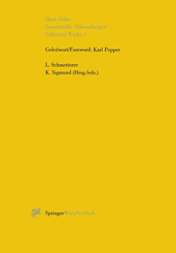 Gesammelte Abhandlungen I - Collected Works I (Springer Collected Works in Mathematics)