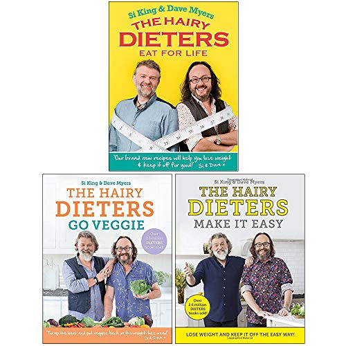 Hairy Dieters Collection 3 Books Set By Hairy Bikers (Eat for Life, Go Veggie, Make It Easy)