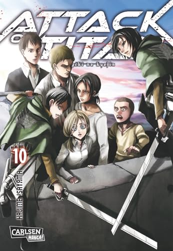 Attack on Titan 10: Atemberaubende Fantasy-Action im Kampf gegen grauenhafte Titanen Attack on Titan 10: Atemberaubende Fantasy-Action im Kampf gegen grauenhafte Titanen von CARLSEN MANGA