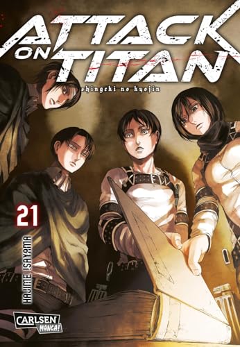 Attack on Titan 21: Atemberaubende Fantasy-Action im Kampf gegen grauenhafte Titanen Attack on Titan 21: Atemberaubende Fantasy-Action im Kampf gegen grauenhafte Titanen von CARLSEN MANGA