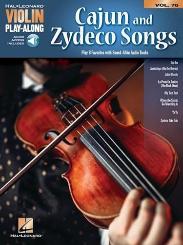 Cajun & Zydeco Songs: Violin Play-Along Volume 76