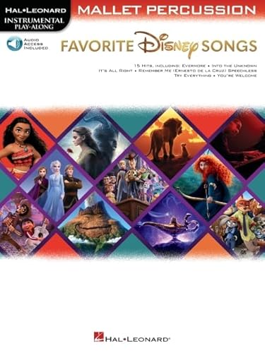 Favorite Disney Songs: Instrumental Play-along for Mallet Percussion, Includes Downloadable Audio