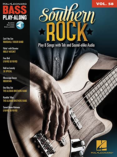 Southern Rock - Bass Play-Along Volume 58: Includes Downloadable Audio (Hal Leonard Bass Play-Along, 58, Band 58) von Hal Leonard