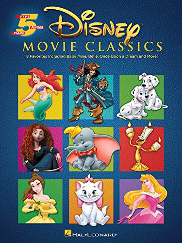 Disney Movie Classics: Songbook für Klavier (Five Finger Piano): Five-Finger Piano - 8 Songs for Beginners