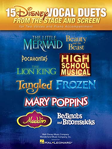 15 Disney Vocal Duets From Stage And Screen: Noten für Gesang: From Stage and Screen for Two Voices and Piano Accompaniment