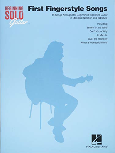 Beginning Solo Guitar First Fingerstyle Songs: Noten, Grifftabelle für Gitarre: 15 Songs Arranged for Beginning Fingerstyle Guitar in Standard Notation and Tablature von HAL LEONARD