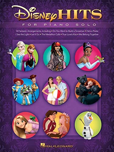 Disney Hits for Piano Solo: Noten, Songbook für Klavier: For Piano Solo - 14 Fantastic Arrangements von HAL LEONARD