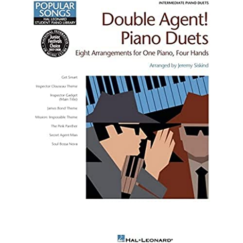Double Agent! Piano Duets: Hal Leonard Student Piano Library: Noten für Klavier (Popular Songs, Hal Leonard Student Piano Library): Eight Arrangements ... Piano, Four Hands, Intermediate Piano Duets